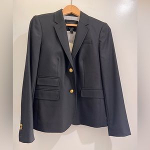 J Crew school boy black blazer, size 4, with tags